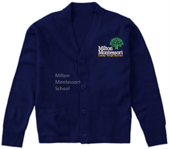 Uniform Cardigan Navy Blue Unisex