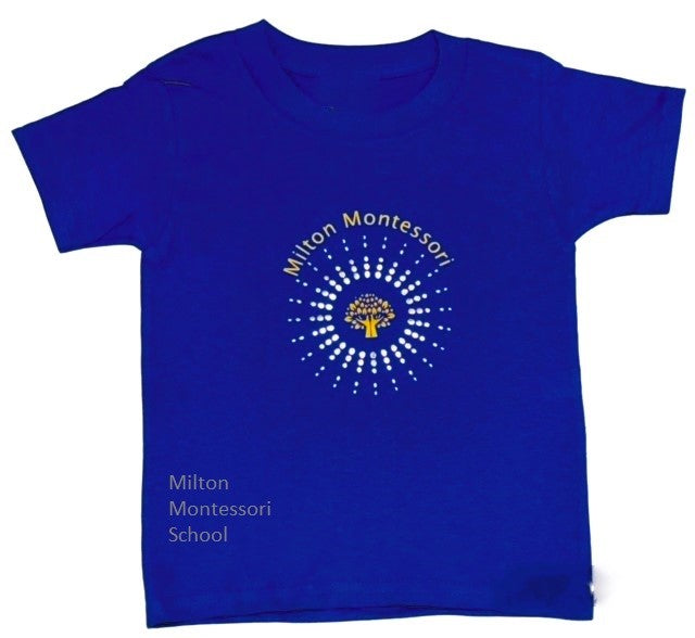 PE T-shirt Royal Blue Boys Toddlers