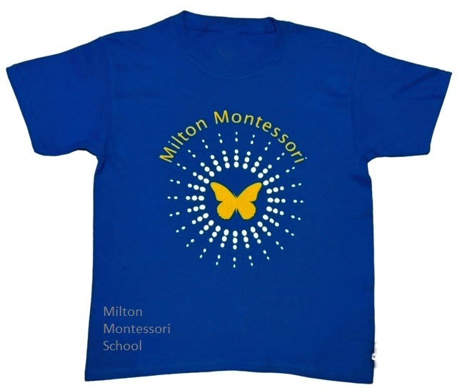 PE T-shirt Sapphire Girls