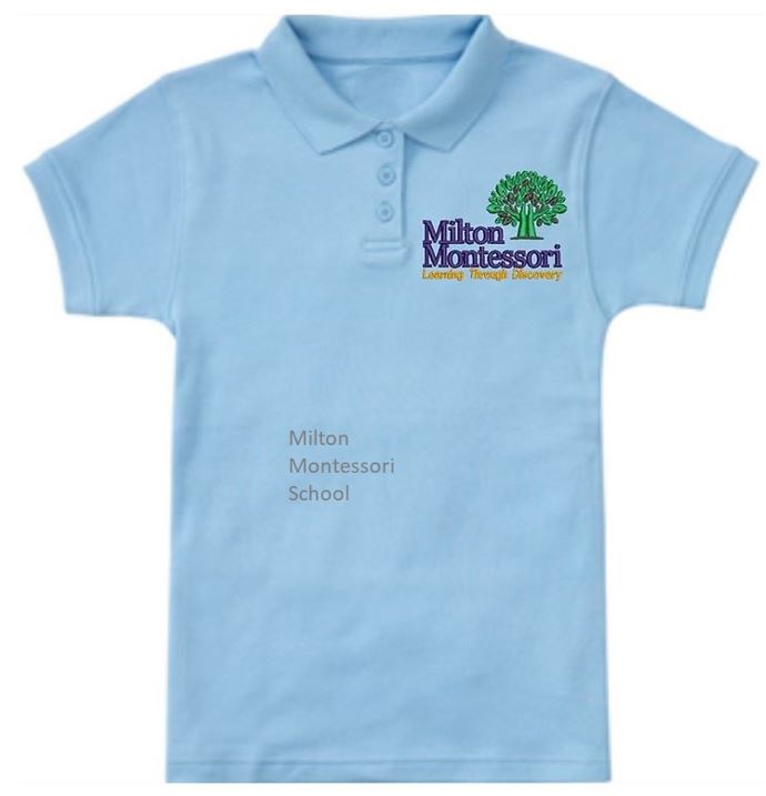 Uniform Polo Shirt Light Blue Short Sleeve Boys