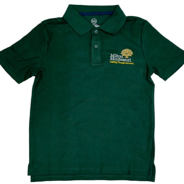 NEW Uniform Polo Shirt Green Short Sleeve Unisex