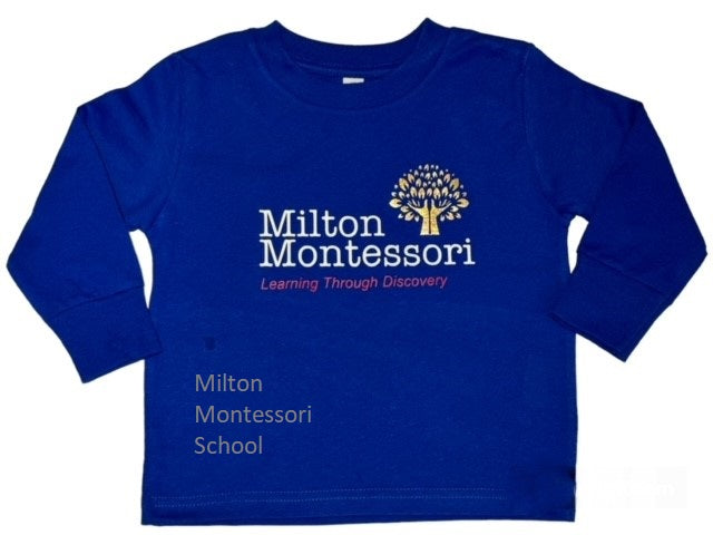 Spirit Wear T-shirt Royal Blue Long Sleeve