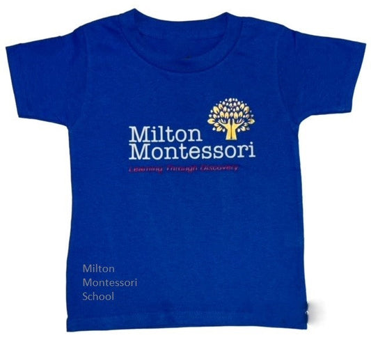 Spirit Wear Toddler/Primary T-shirt Royal Blue Short Sleeve